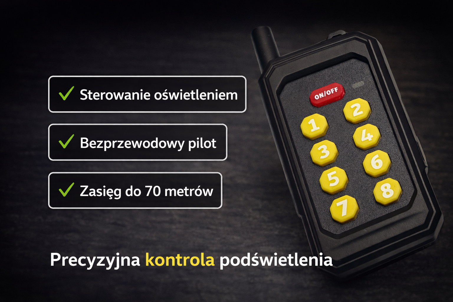 Panel sterowania S8-LUX-RBG