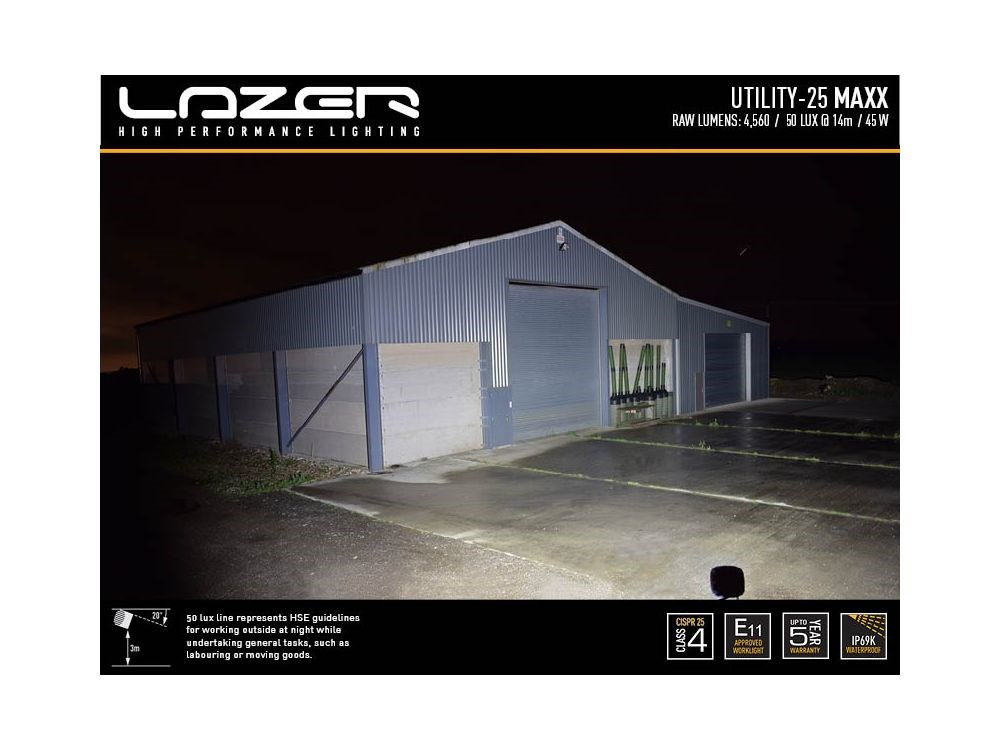 LAZER Utility 25 MAXX - lampa robocza LED
