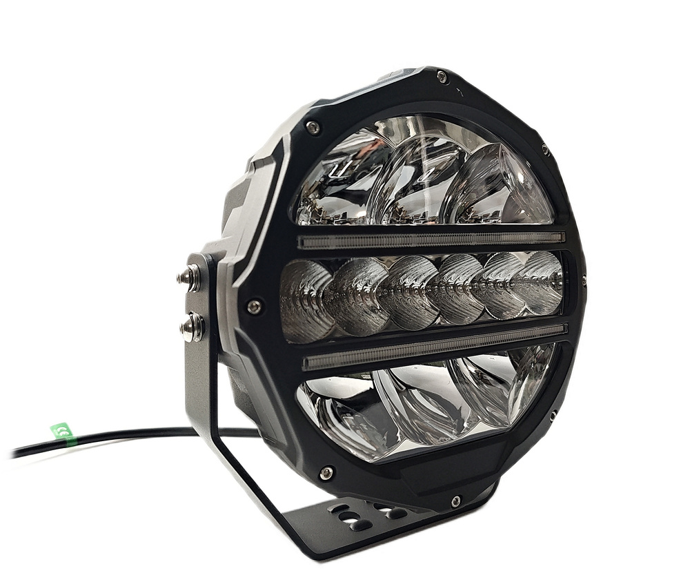 Halogeny dalekosiężne 7 cali D7-240-C DRL 2 sztuki