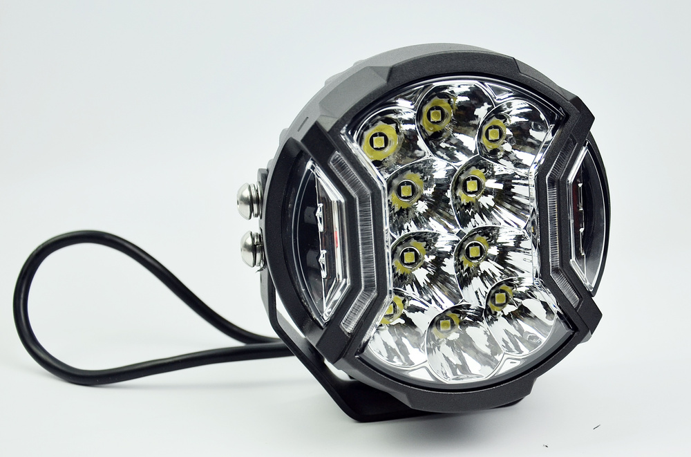 Halogeny dalekosieżne HD-46YW-DRL 2 sztuki zestaw