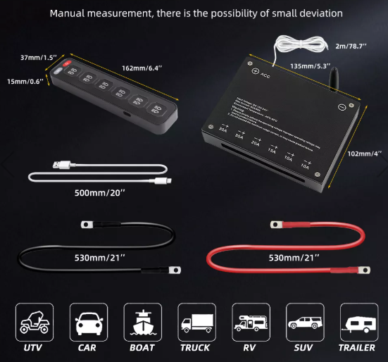 Bezprzewodowy panel sterowanie D6-BT