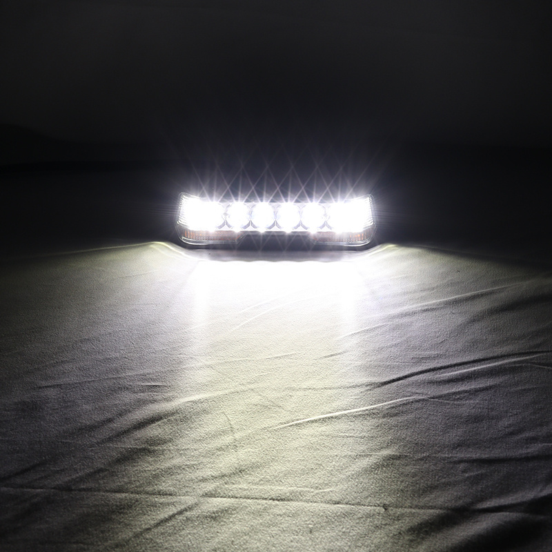 Zestaw 2 lamp roboczych led z modułem stroboskopowym