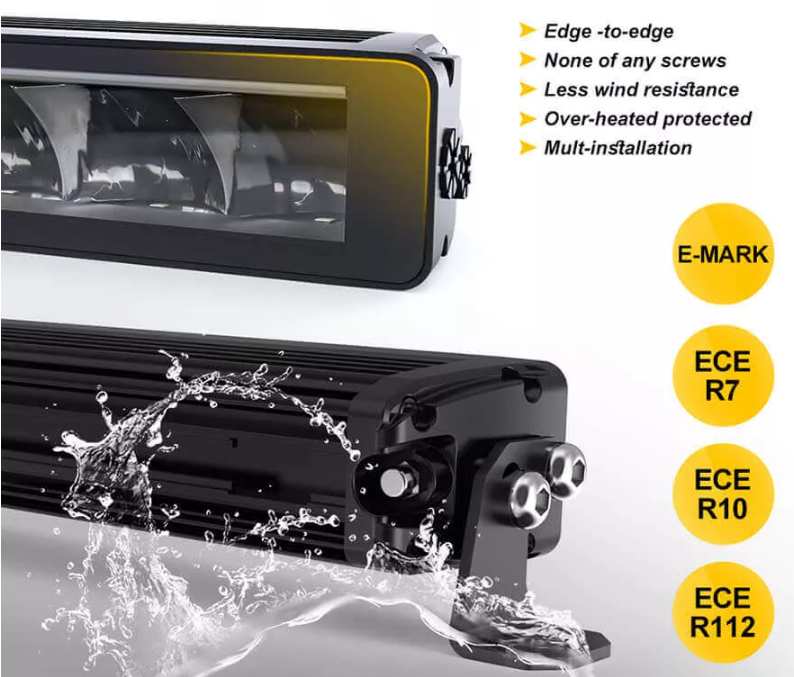 Led bar slim BLACK-YW-160W 134 cm 50"