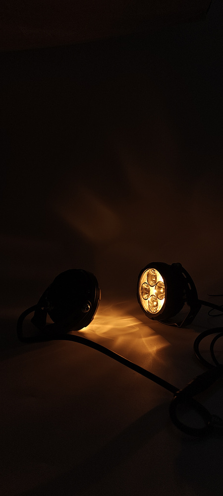 Halogen led 3,5 2x 35W Amber light ADV-35Y