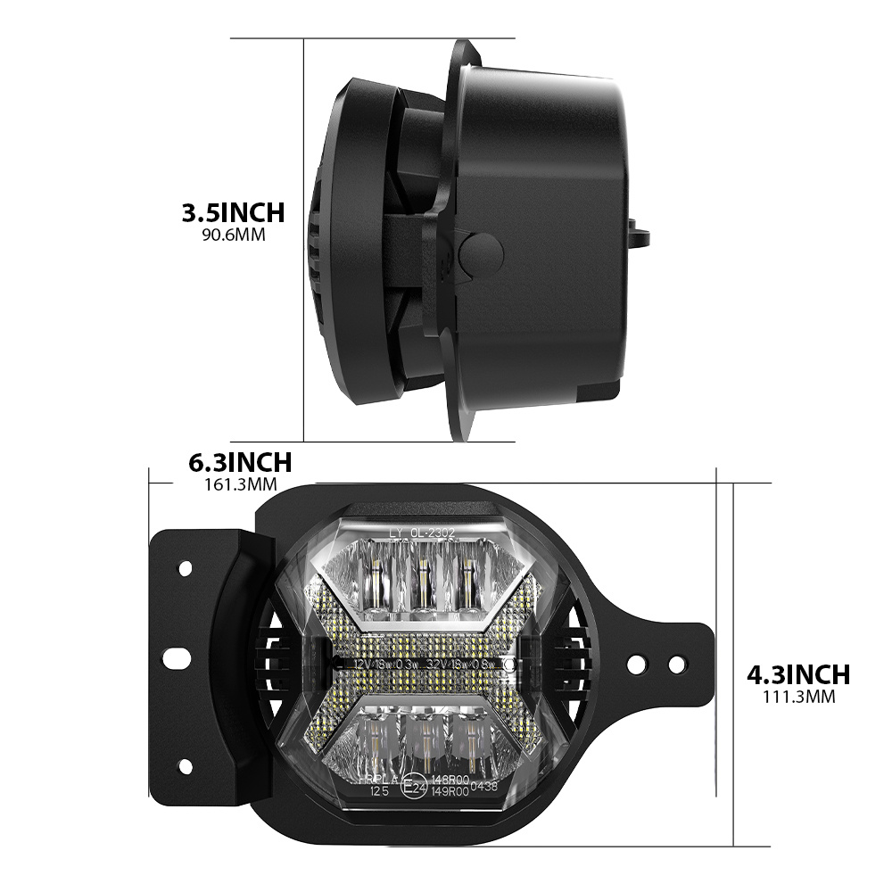 Halogeny Jeep Wrangler JK 2x20W DRL