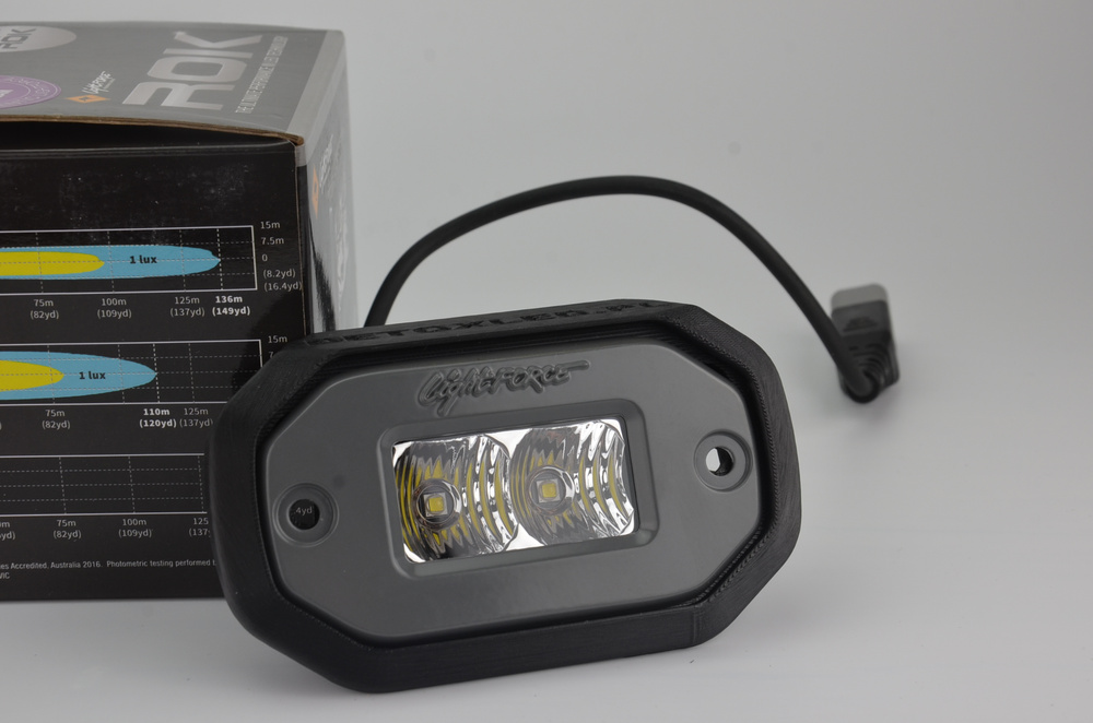 Lampa LED 2" 20W z obudową skośną