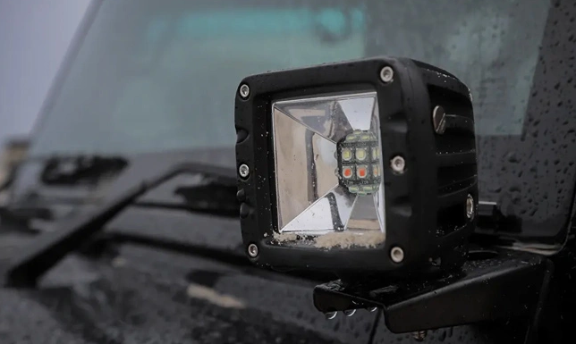 Lampa led dwufunkcyjna TYP 2 40W E9 biało-czerwona