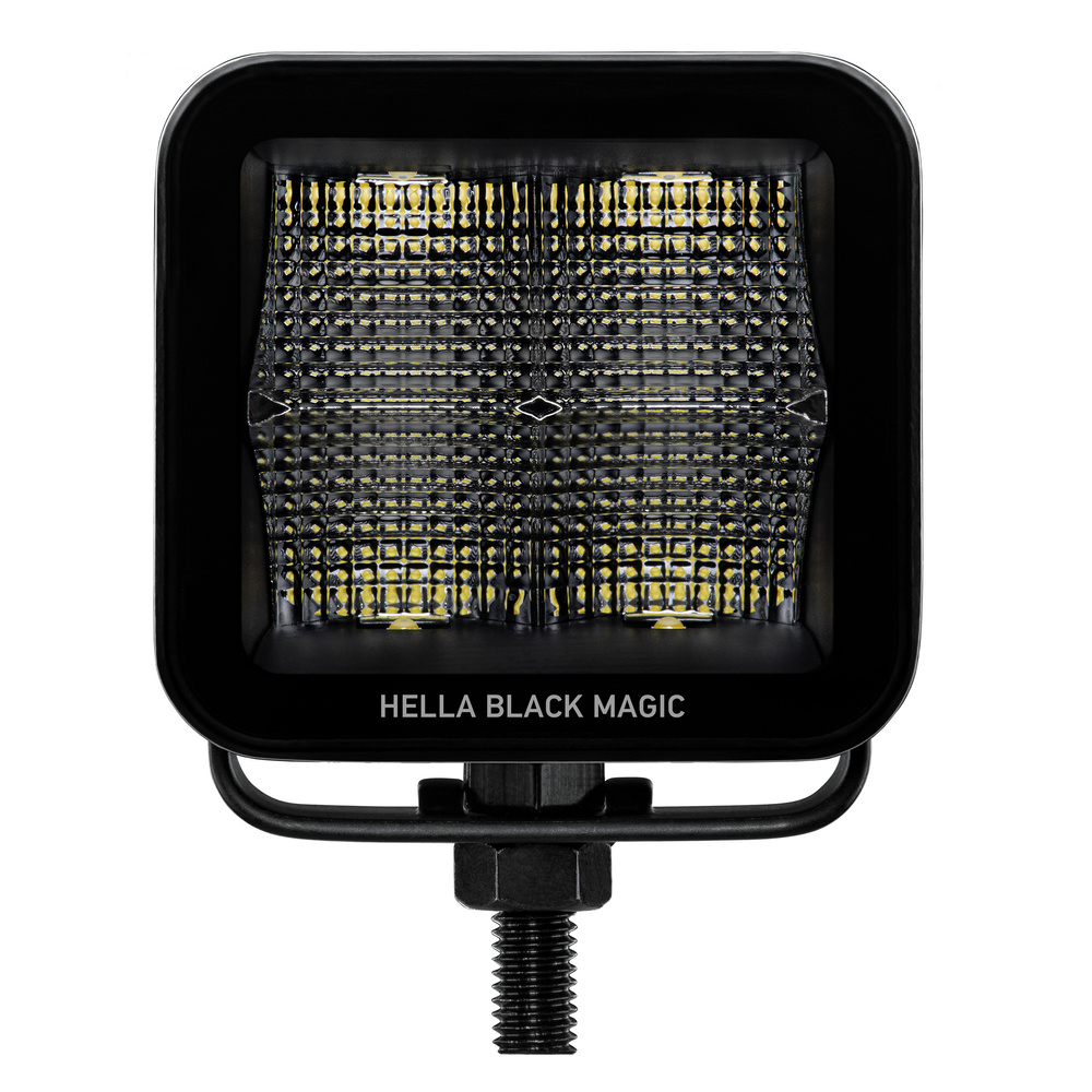 Reflektor Hella Black Magic Cube LED 2.7" Flood zestaw 2 szt