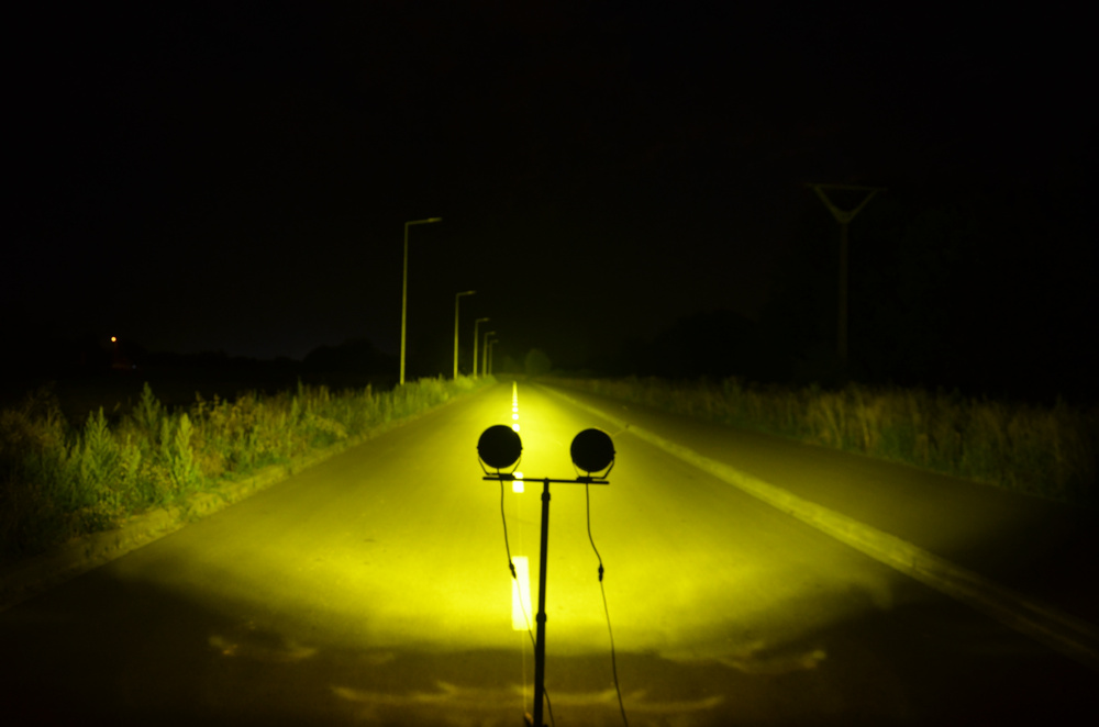 Lampy dalekosiężne led 7" 180W Yellow