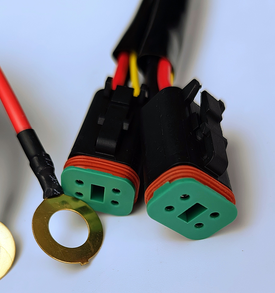 Halogeny dalekosieżne HD-650 z DRL + kabel