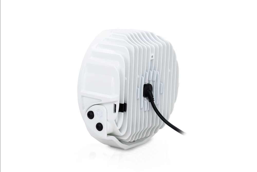 LAZER Sentinel 9'' White ze światłami pozycyjnymi – okrągła lampa LED