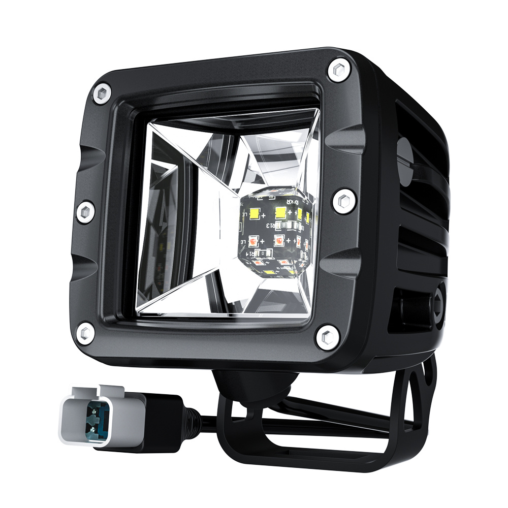 Lampa led dwufunkcyjna TYP 2 40W  E9 biało-czerwona 