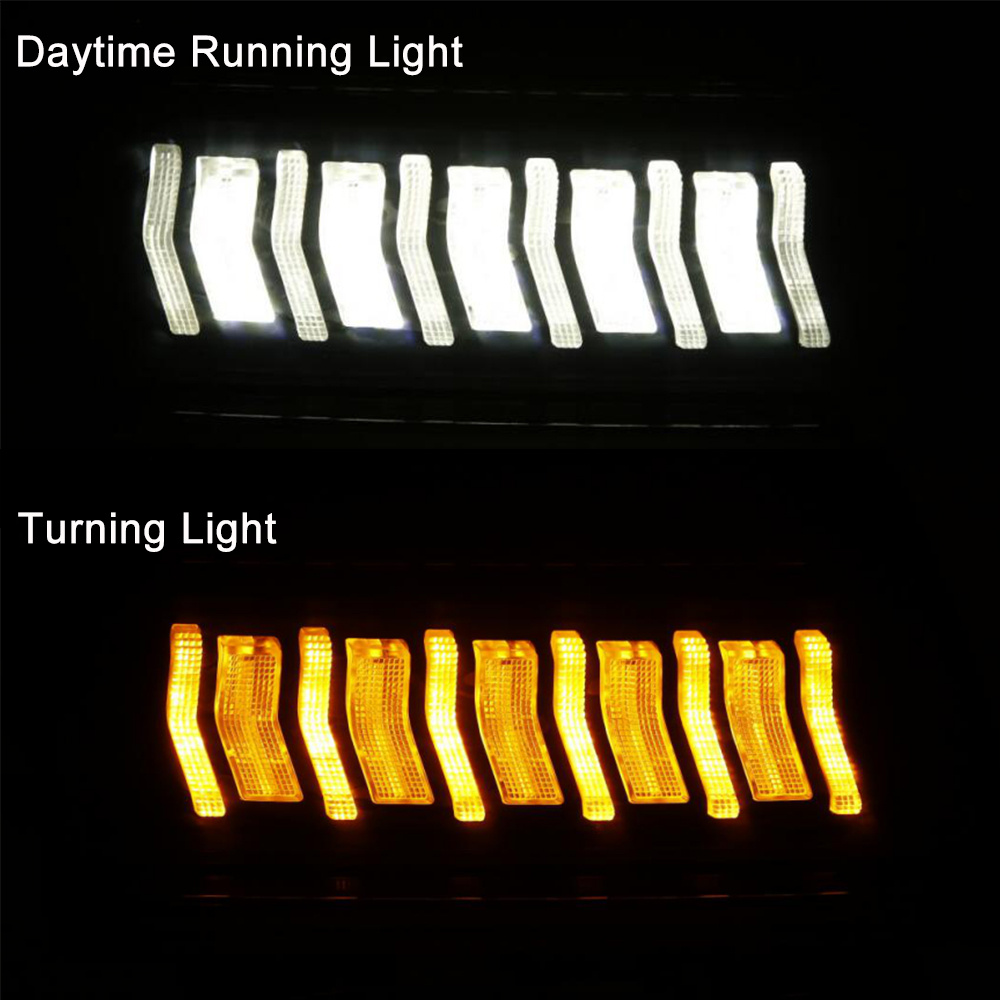 Jeep Wrangler JL SPORT DRL + kierunkowskazy