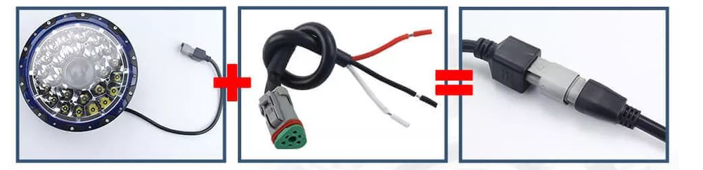 Halogeny led Monster DX-145 2 sztuki