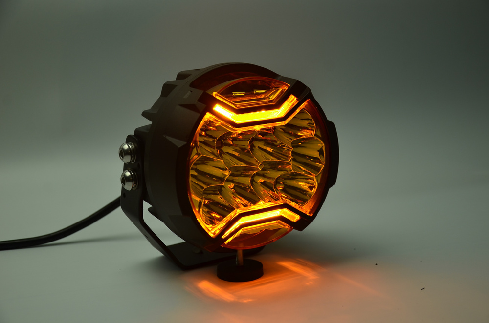 Halogeny dalekosieżne HD-46YW-DRL 2 sztuki zestaw