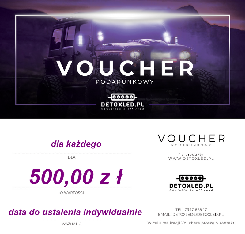 Voucher podarunkowy na 500 zł