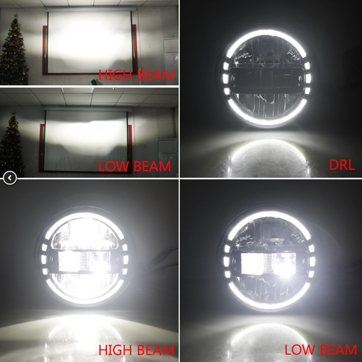 Lampy led 7" Extreme Jeep Wrangler 2 sztuki