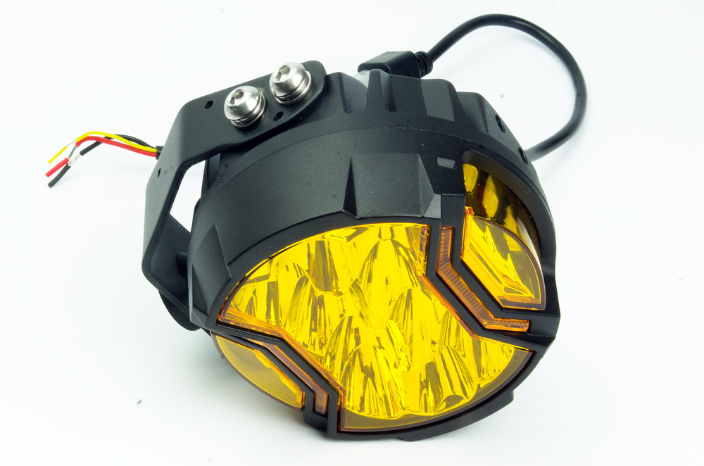 Halogeny dalekosieżne HD-46YW-DRL 2 sztuki zestaw