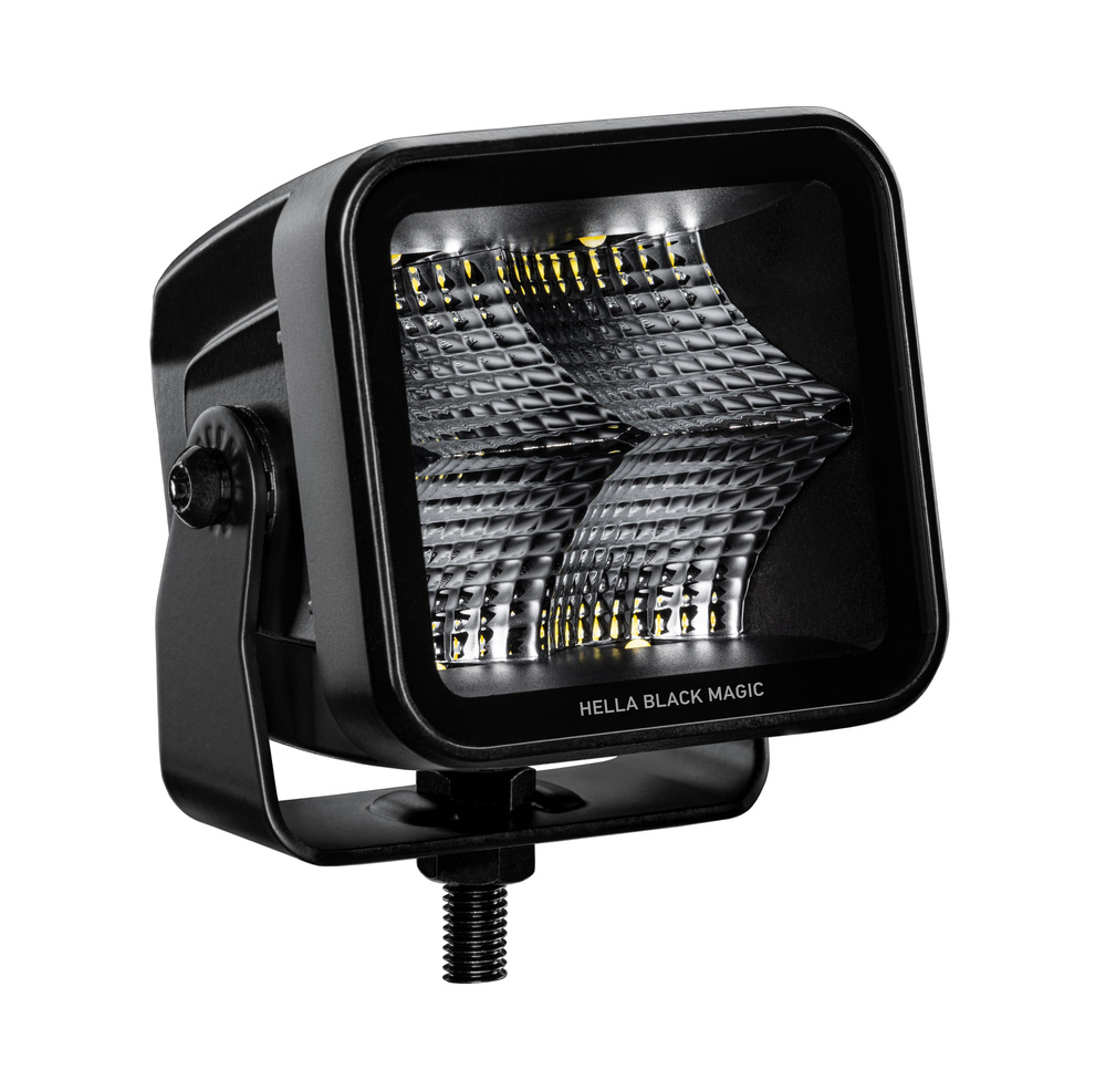 Reflektor Hella Black Magic Cube LED 3.2" Flood zestaw 2 szt