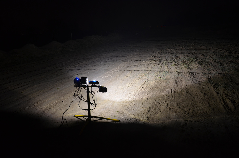 Zestaw 2 lamp roboczych led z modułem stroboskopowym