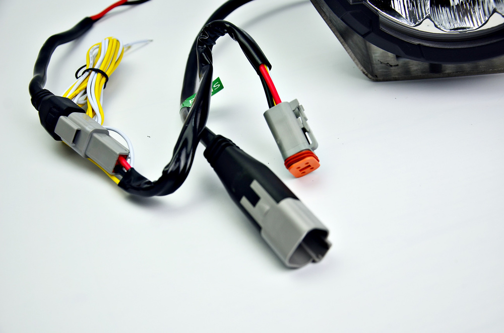 Halogeny dalekosieżne HD-650 z DRL + kabel