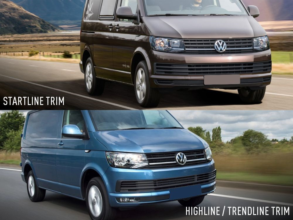 Zestaw dwóch lamp LAZER TRIPLE-R 750 (Gen2) z systemem montażu w fabrycznym grillu - VW T6 (2016 -) do wersji Highline/Trendline