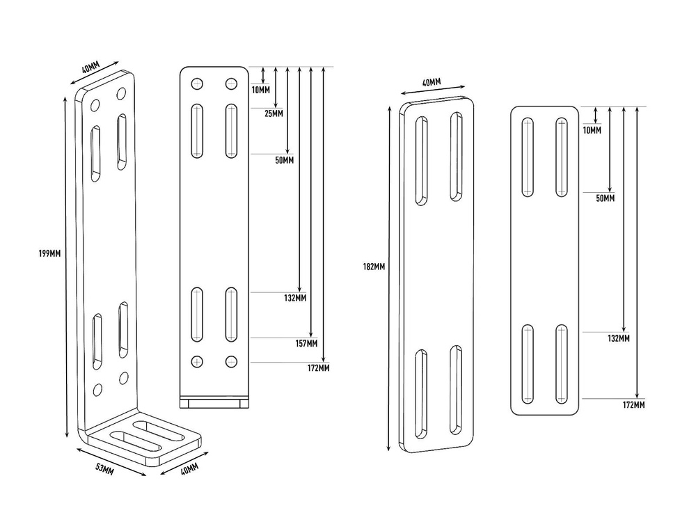 Zestaw do montażu oświetlenia na belce zderzaka - LAZER