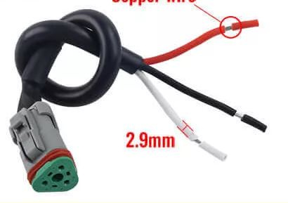 Halogeny led Monster DX-145 2 sztuki