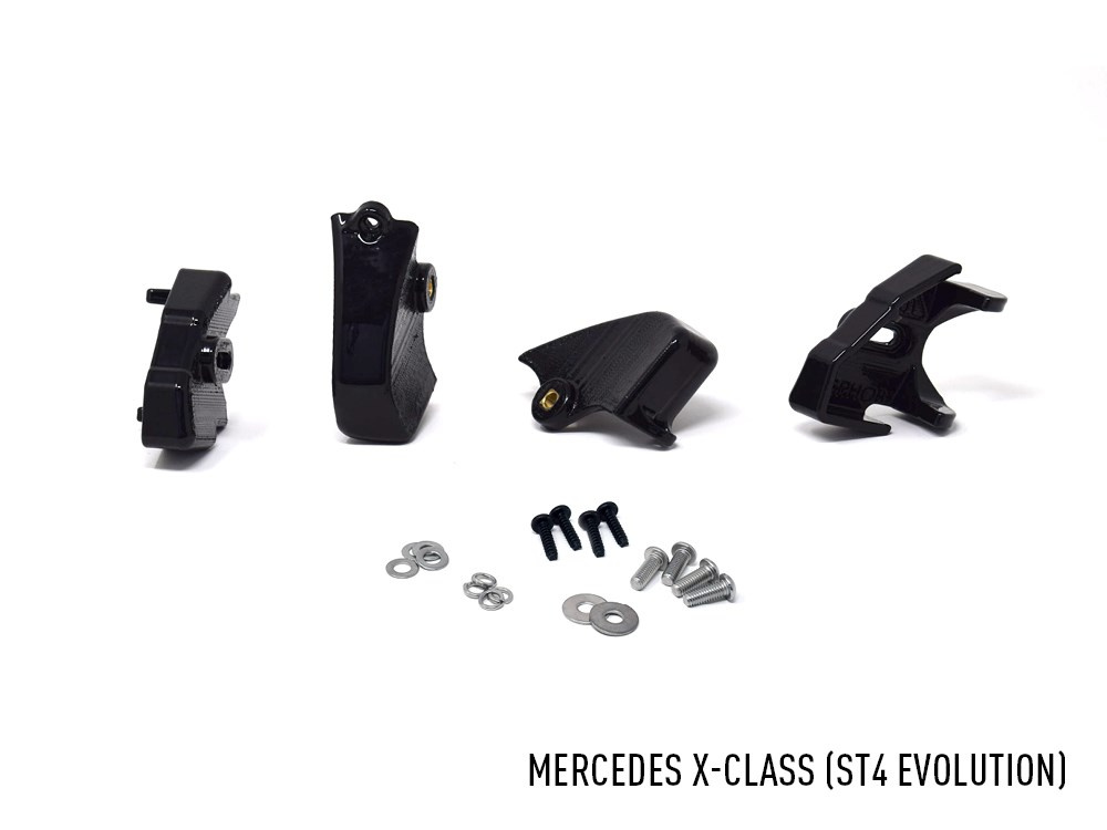 Zestaw dwóch lamp LAZER ST4 Evolution z systemem montażu w fabrycznym grillu - Mercedes X-Class V6 (2017-)