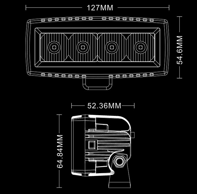 Lampa robocze led flood DS4-20W
