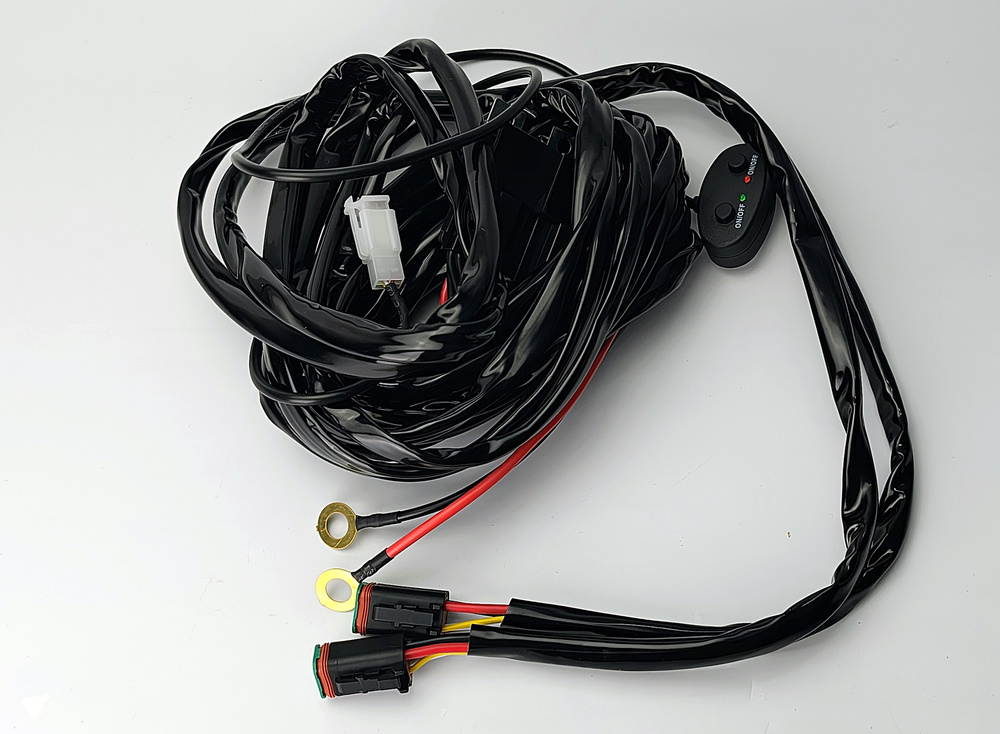 Halogeny dalekosieżne HD-650 z DRL + kabel