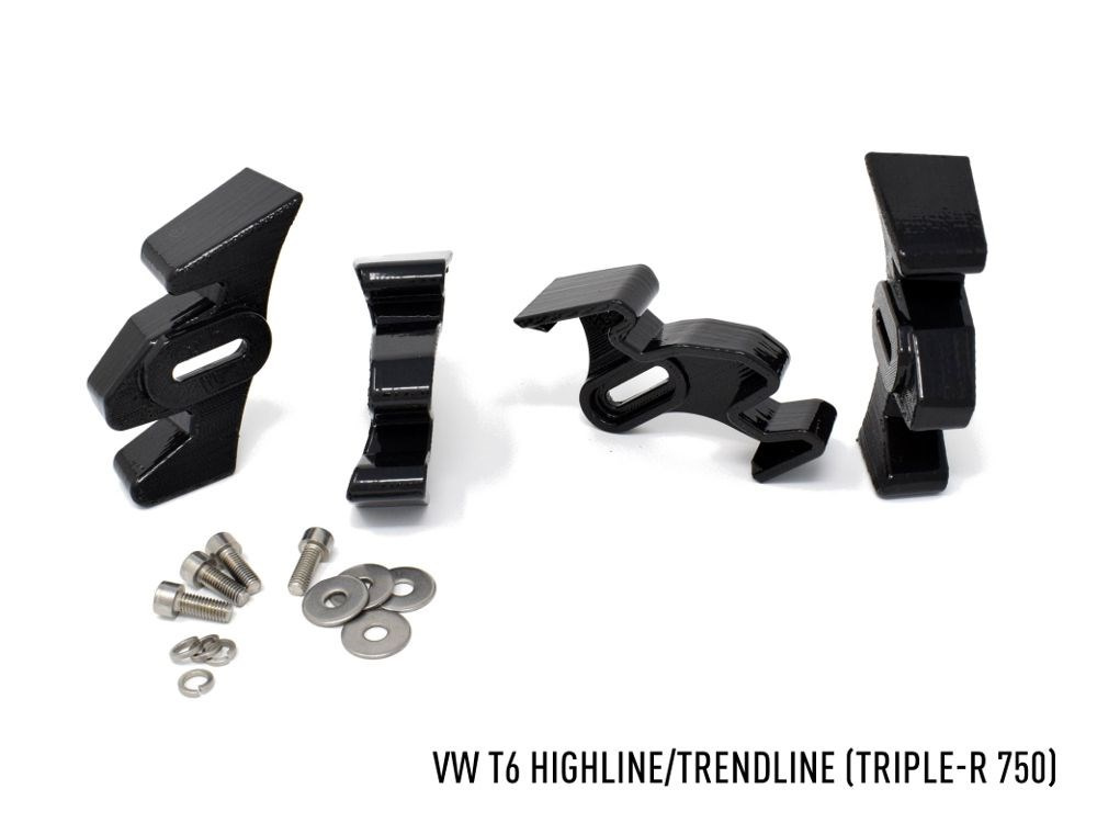 Zestaw dwóch lamp LAZER TRIPLE-R 750 Elite (Gen2) z systemem montażu w fabrycznym grillu - VW T6 (2016 -) do wersji Highline/Trendline