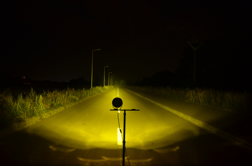 Lampy dalekosiężne led 7" 180W Yellow