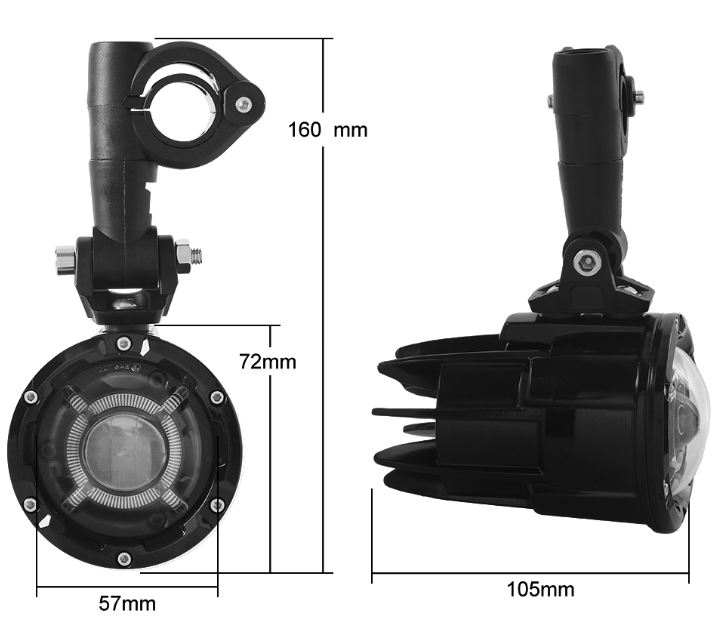 Lampy robocze led motocykl 2x30