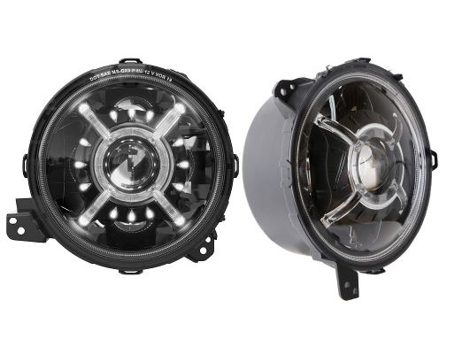Reflektory przednie led Jeep Wrangler JL 9" DX-GX9RD