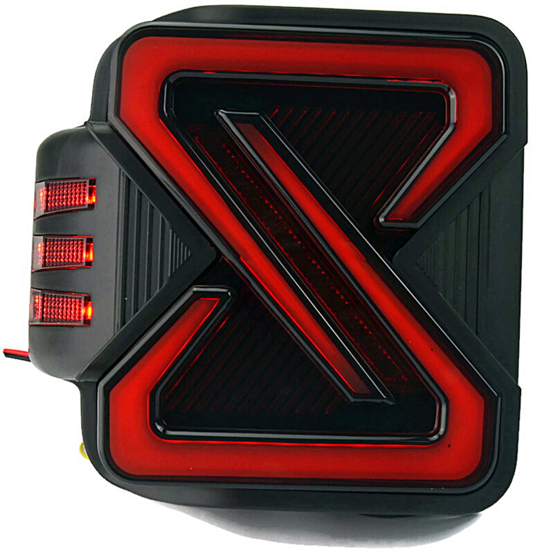 Lampy tylne LED do Jeep Wrangler JL JL-X03 Wersja USA