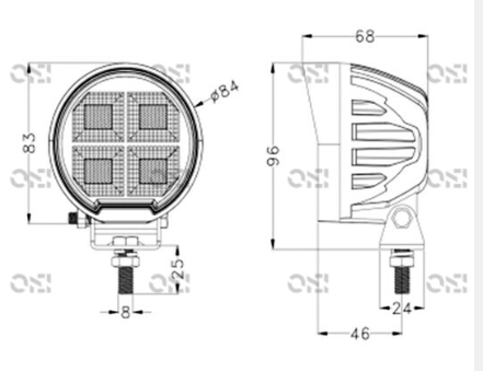 Lampa robocza led 48W