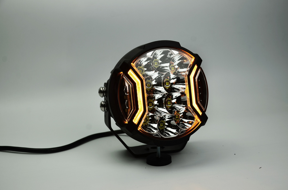 Halogeny dalekosieżne HD-46YW-DRL 2 sztuki zestaw