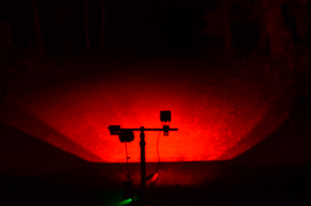 Lampa led dwufunkcyjna TYP 2 40W E9 biało-czerwona