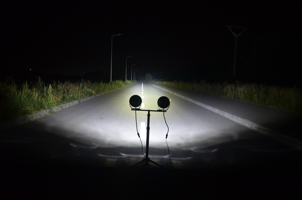 Lampy dalekosiężne led 7" 180W white 2 sztuki