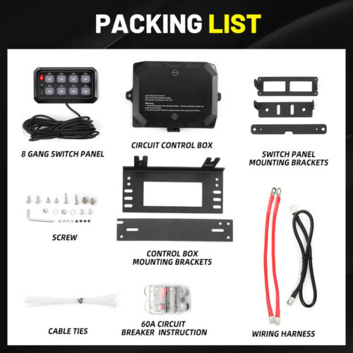 Panel sterujący oświetleniem S8-RGB Wireless