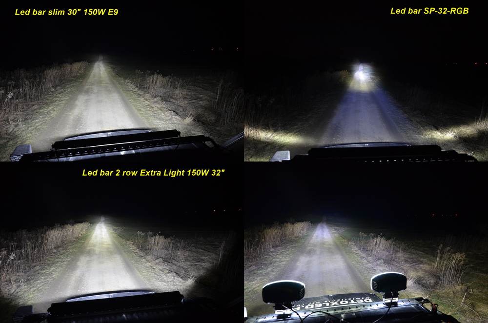 Led bar slim SP-52-RGB Black SPOT