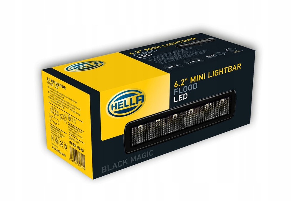 Reflektor Hella Black Magic Mini Lightbar LED 6.2" FLOOD