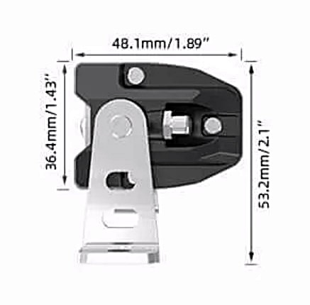 Led bar slim 84 cm 80W zakrzywiony