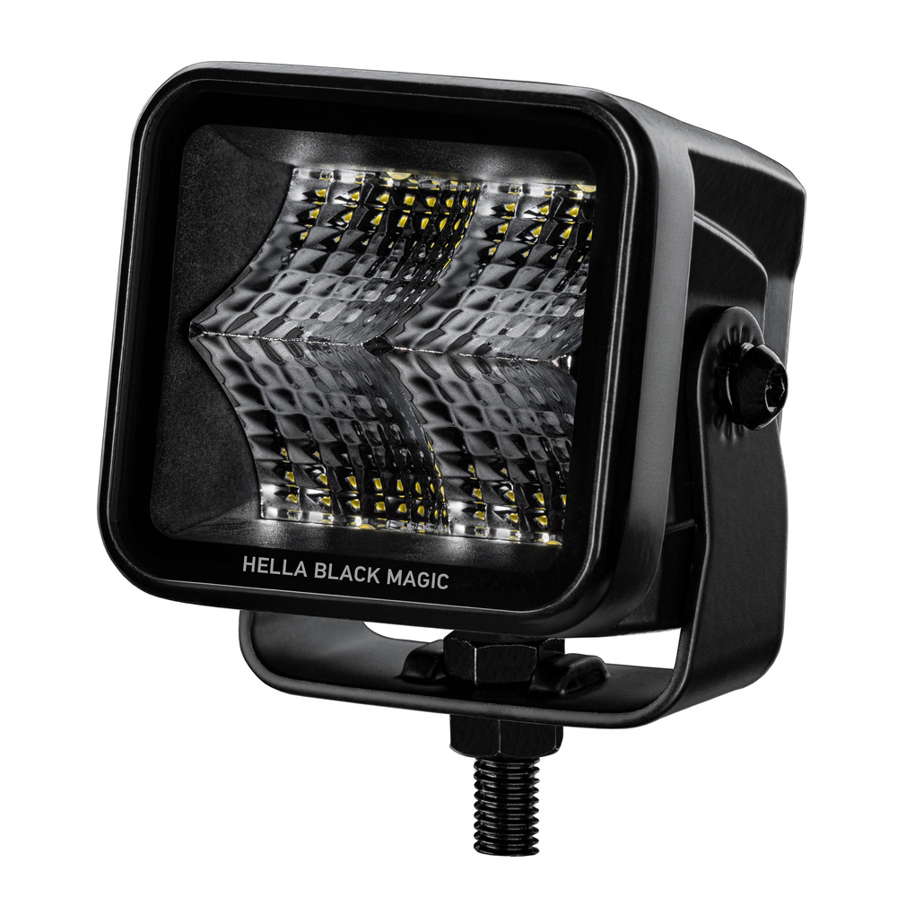 Reflektor Hella Black Magic Cube LED 2.7" Flood zestaw 2 szt
