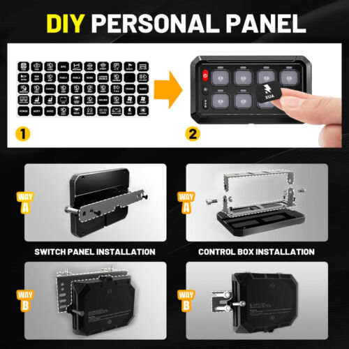 Panel sterujący oświetleniem S8-RGB Wireless
