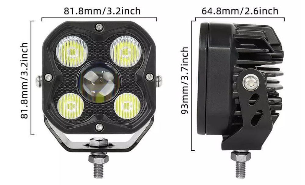 Led do motocykla Driving D945 3,5" 40W