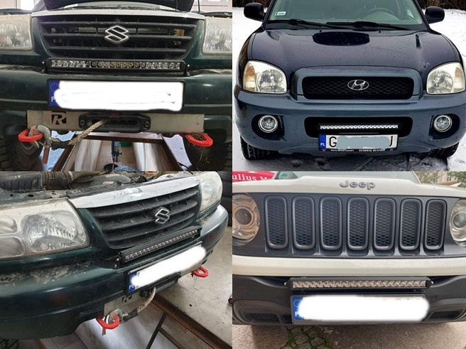 Led bar slim 6" 30W E9 Combo