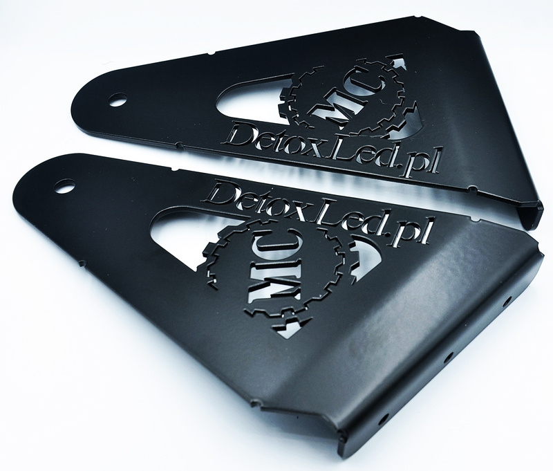 Uchwyty do led bar 50" prosty do Jeep XJ