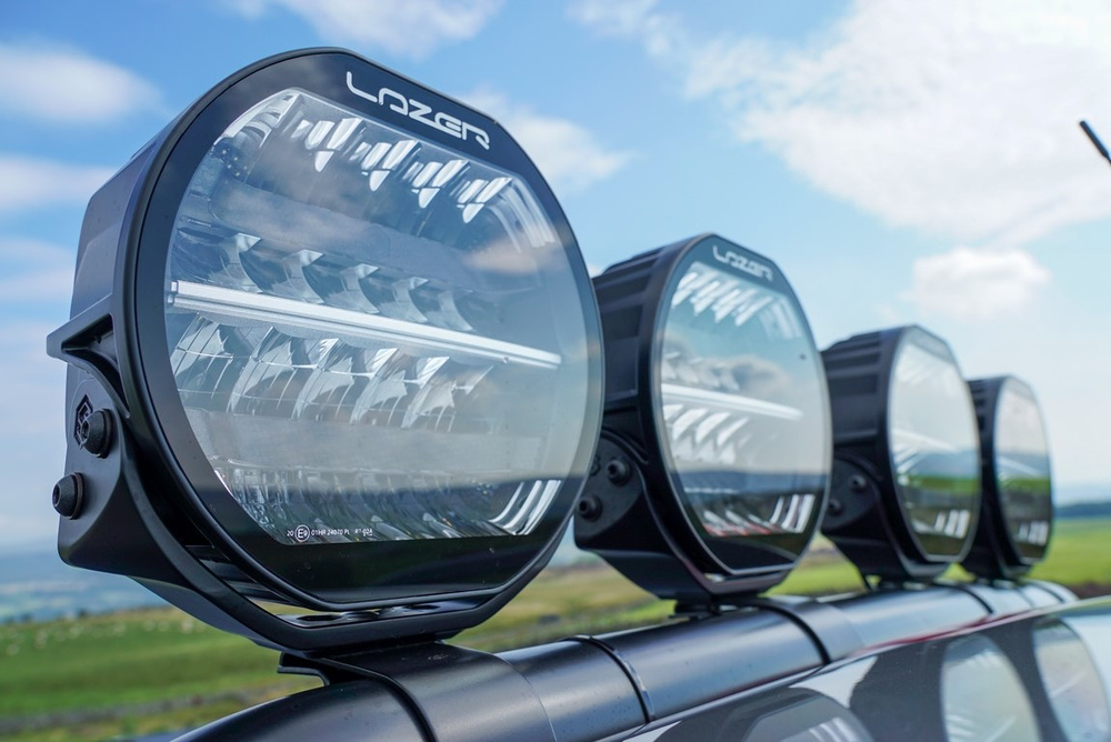 LAZER Sentinel 9'' Elite Black – okrągła lampa LED